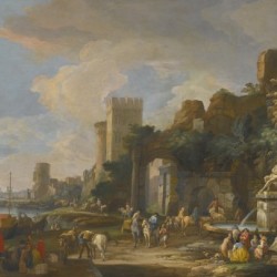 Capriccio View of a Mediterranean Port